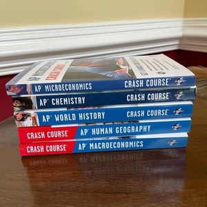 AP Crash Course book lot